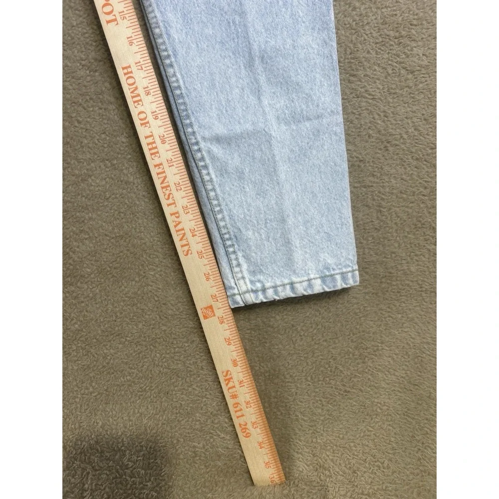 Vintage Hot & the Gang Jeans Ankle Zip Acid Washed Womens 11 Distressed USA MADE
